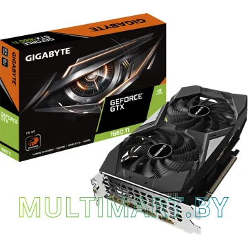 Видеокарта Gigabyte GeForce GTX 1660 Ti D6 6G GDDR6 (GV-N166TD6-6GD) картинка 6